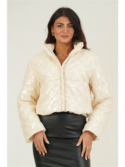 Bomberino con paillettes Twins Fantasy | T5021IVORY